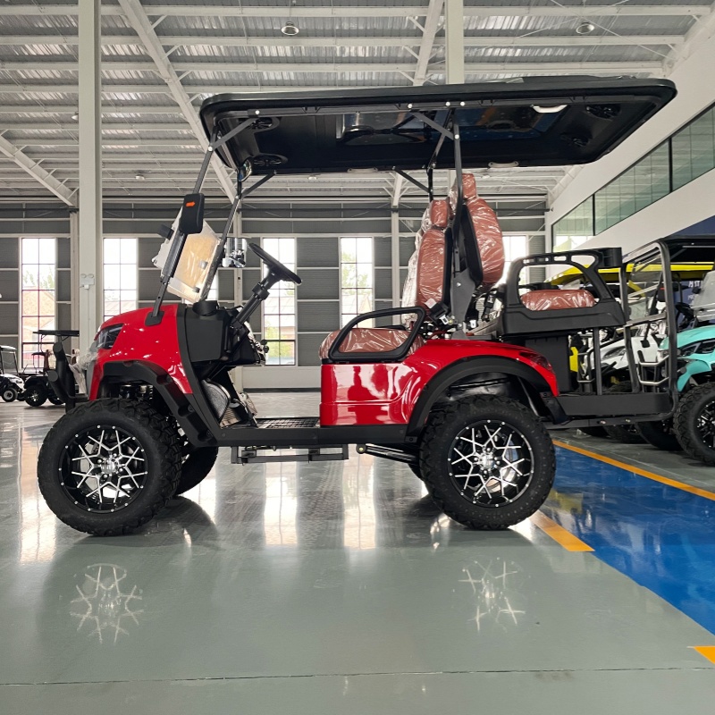 4-Seater Electric Golf Cart Li - огляд і ціна Golf Bag Stand Cart